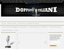 Tablet Screenshot of doppiatoriitaliani.com